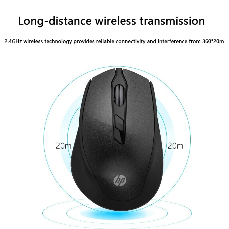 Hp 2,4G Беспроводной Мышь 2400/1600/1200/800 Точек на дюйм MS710B оптическая USB получил игровая мышь для ноутбука Тетрадь ПК компьютер; Прямая поставка