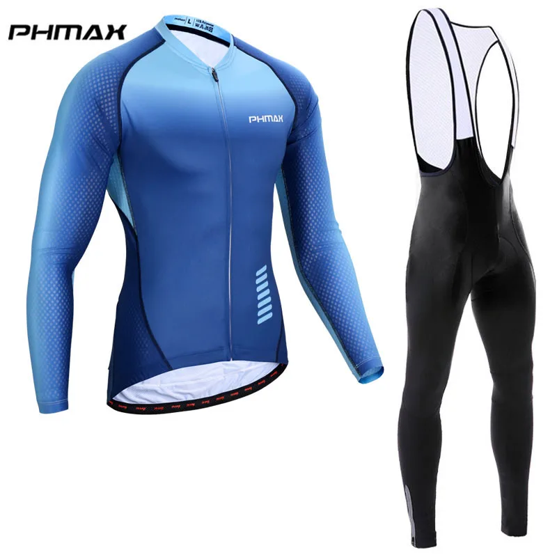 Трикотажный комплект PHMAX Pro для езды на велосипеде дышащая одежда с длинным