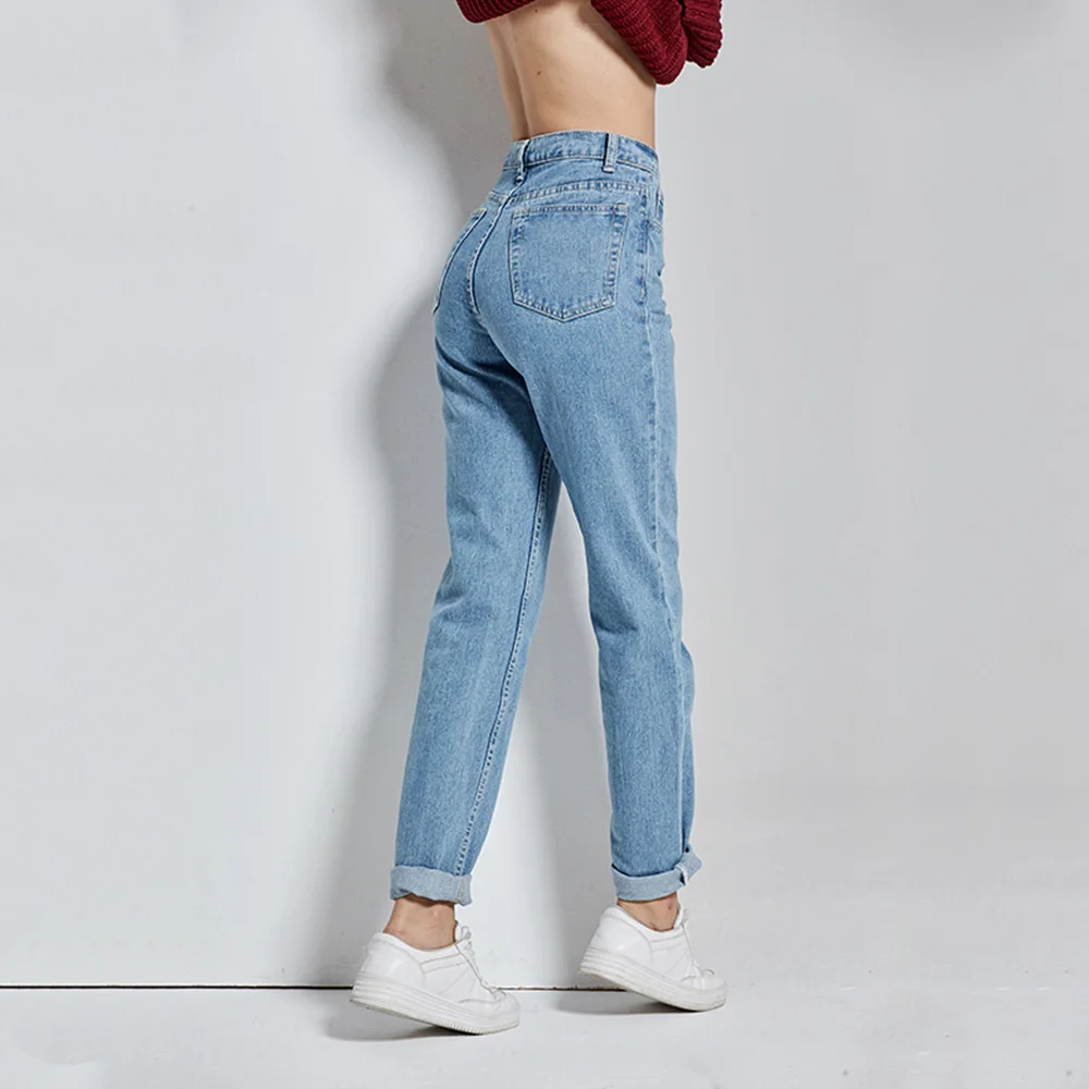 Джинсы-шаровары винтажные джинсы с высокой талией повседневные свободные