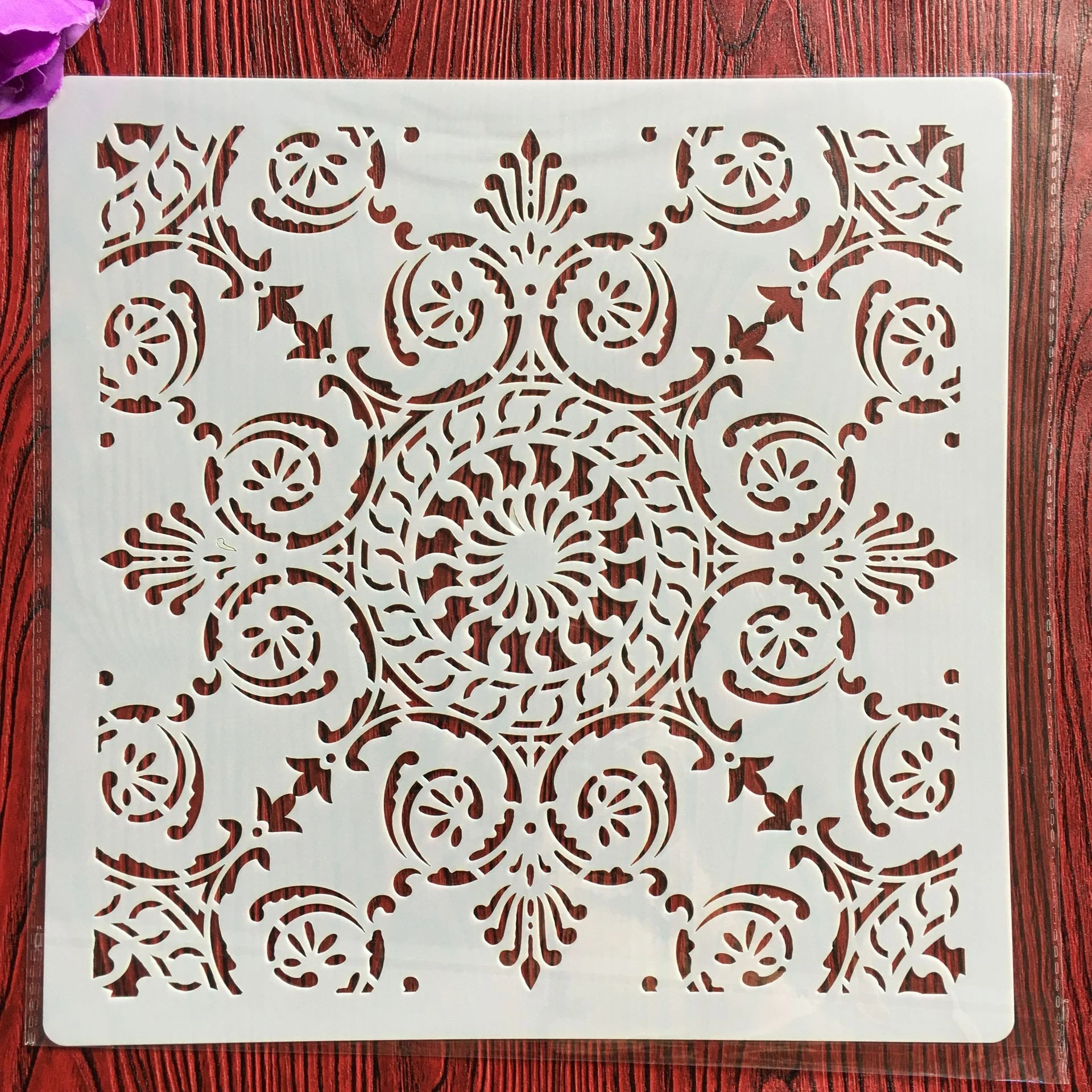

CraftArtGo цветочным принтом в стиле «сделай сам Трафареты картина раскраска для скрапбукинга украшения торта сито для сахарной пудры печатной ...