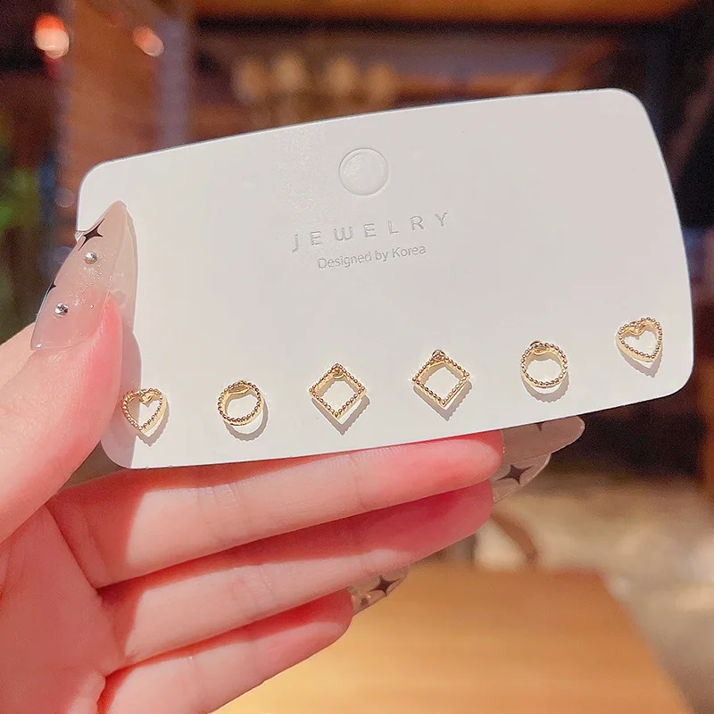 

S925 Silvers Exquisite Geometric Earrings Simple Temperament Women Party Jewellery Gold Jewelry Wholesale
