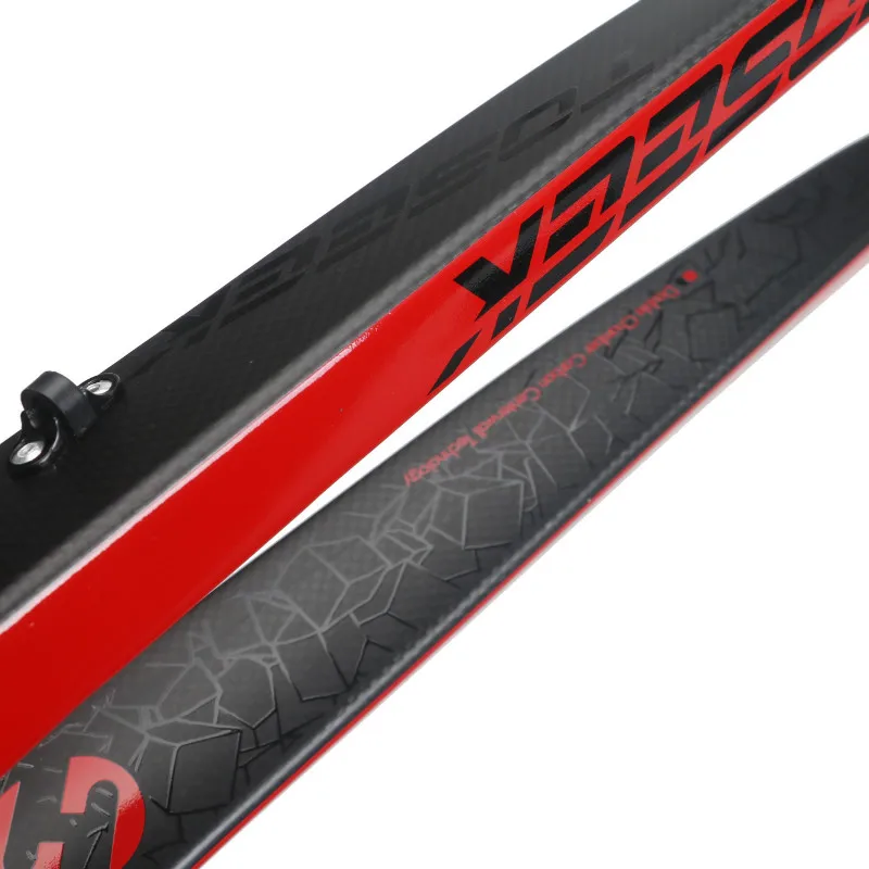 TOSEEK 2018 Велосипедная вилка из углеродного волокна Mtb дорожный горный велосипед 26/27