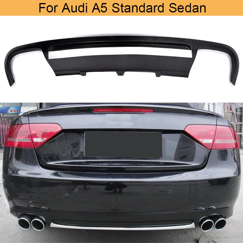 Диффузор для заднего бампера из ПУ Audi A5 4 Standard 2008 2011 Non Sline диффузор спойлер губ|rear