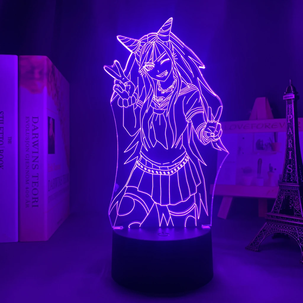 

Danganronpa Ibuki Mioda Led Night Light Lamp for Bedroom Decor Kids Gift Danganronpa Acrylic 3d Lamp Ibuki Mioda