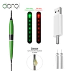 Светодиодный светильник-поплавок DONQL, автоматическое напоминание о смене цвета, светящийся поплавок с 2 аккумуляторами и 1 зарядным устройством USB