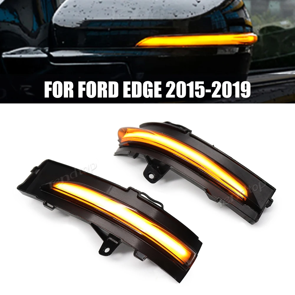 

Автомобильный Стайлинг для Ford EDGE 2015, 2016, 2017, 2018, 2019, динамический поворотник, Светодиодная лента, светильник поворота, боковое зеркало, ретран...