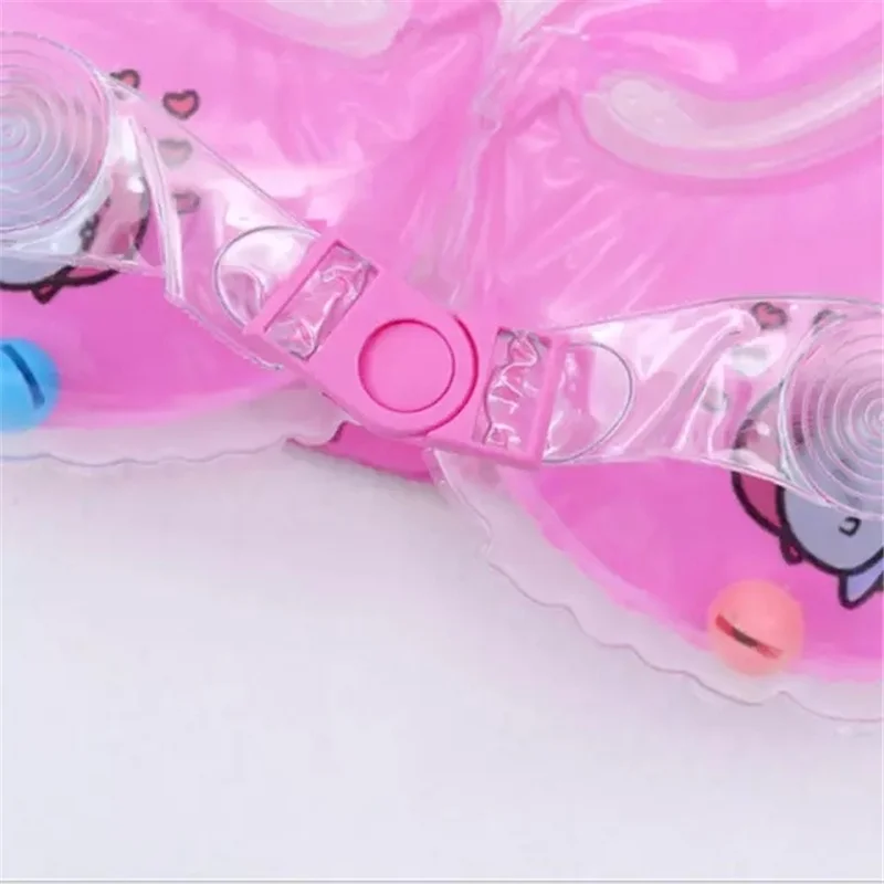 

1pc Swimming Baby Accessories Neck Ring Safety Water Bathing Inflatable Float Infant Tube Circle Flamingo Inflatable for