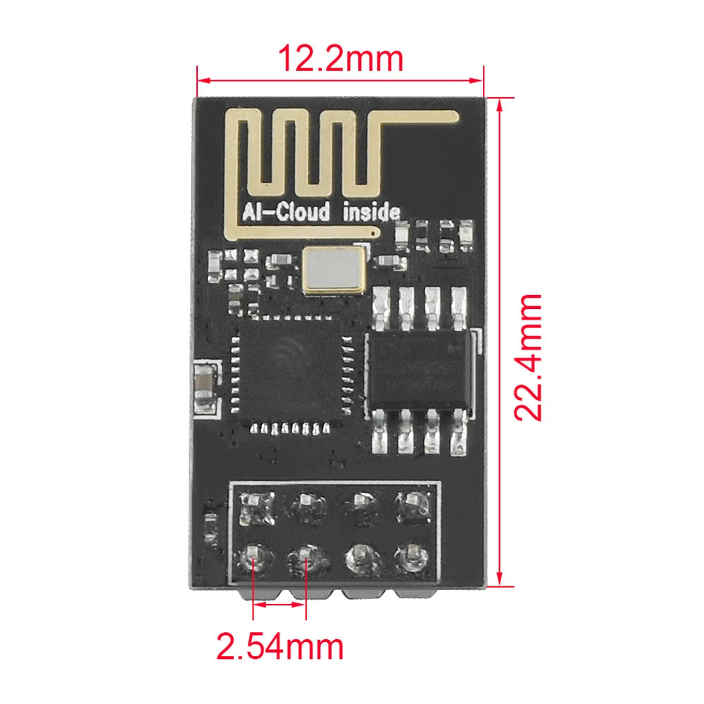 ESP8266 ESP 01 ESP01 Serielle drahtloss WIFI модуль беспроводной трансивер empfмульгер интернет