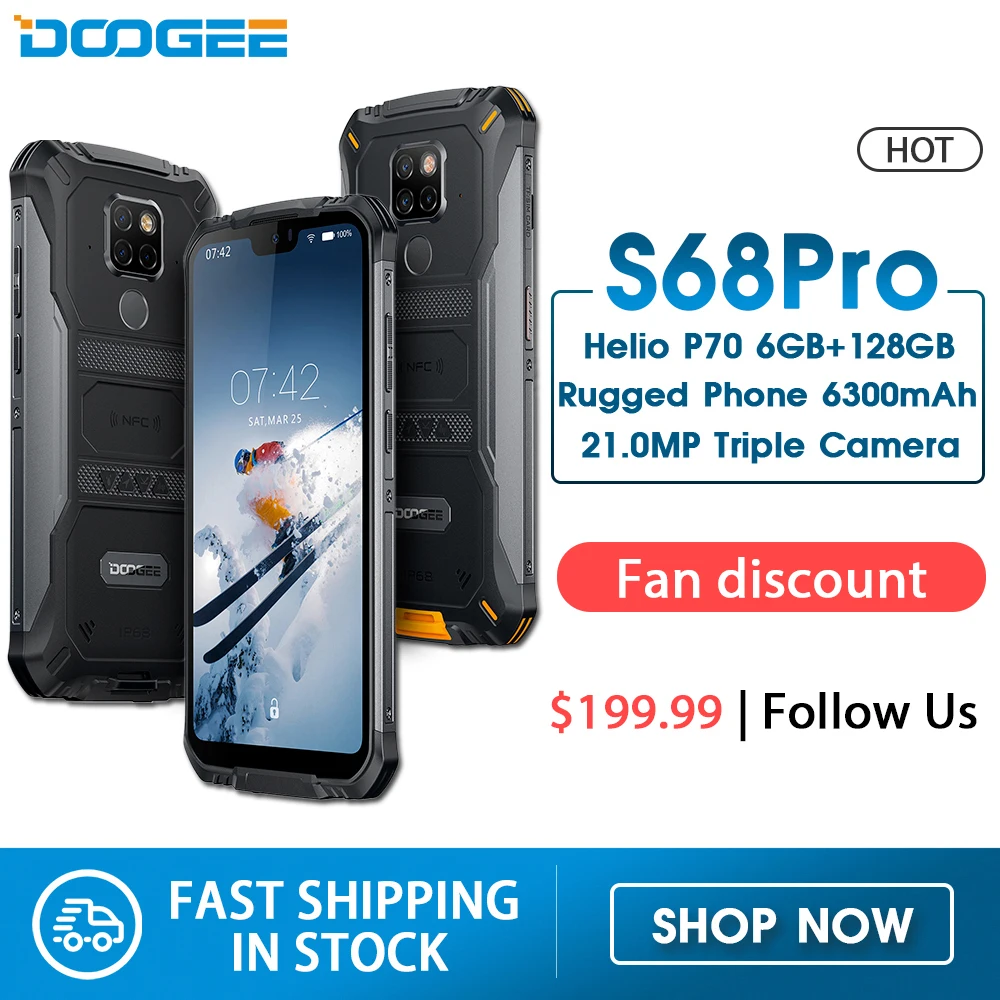 Смартфон Doogee S68 Pro 6+128ГБ|Смартфоны| |
