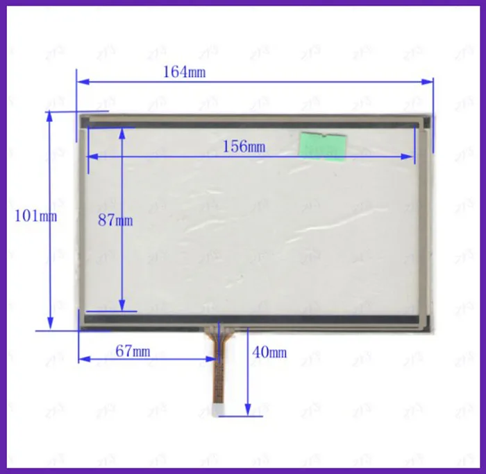 

KDT - 727 industrial control touch 164 * 101 mm handwritten 4-wire resistive touch screen KDT727