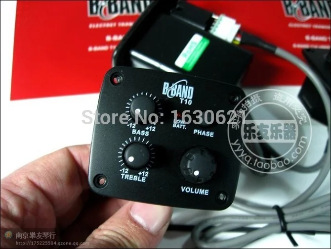 Finland Original B-BAND T10 pickup EQ for smaller guitar body Top quality professional B Band |