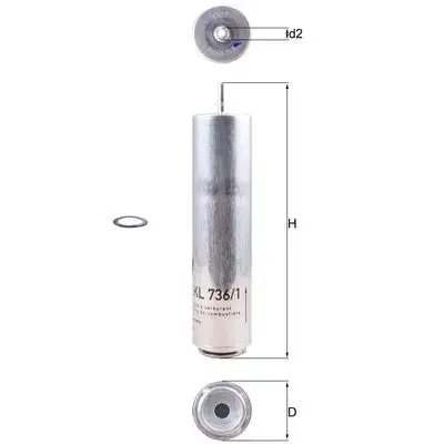 

DIESEL OIL FILTER 11 1-SERI (F20-F21) 3-SERI (F31)
