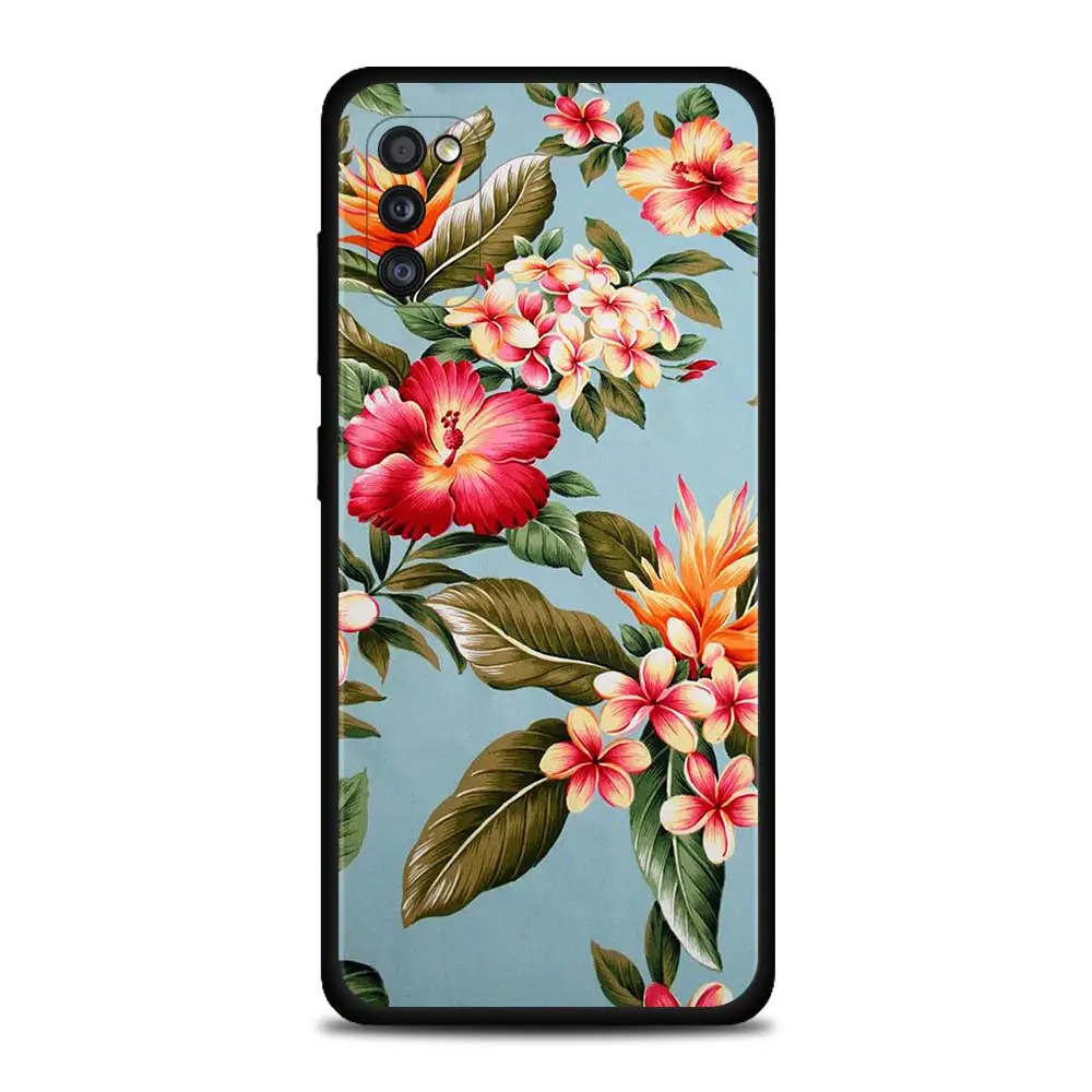 

Smartphone Case For Samsung A70s A60 A50s A90 A80 A70 A50 A40 A30s A30 A20s A20e A20 A10s Cover Tropical Green Plant Leaf