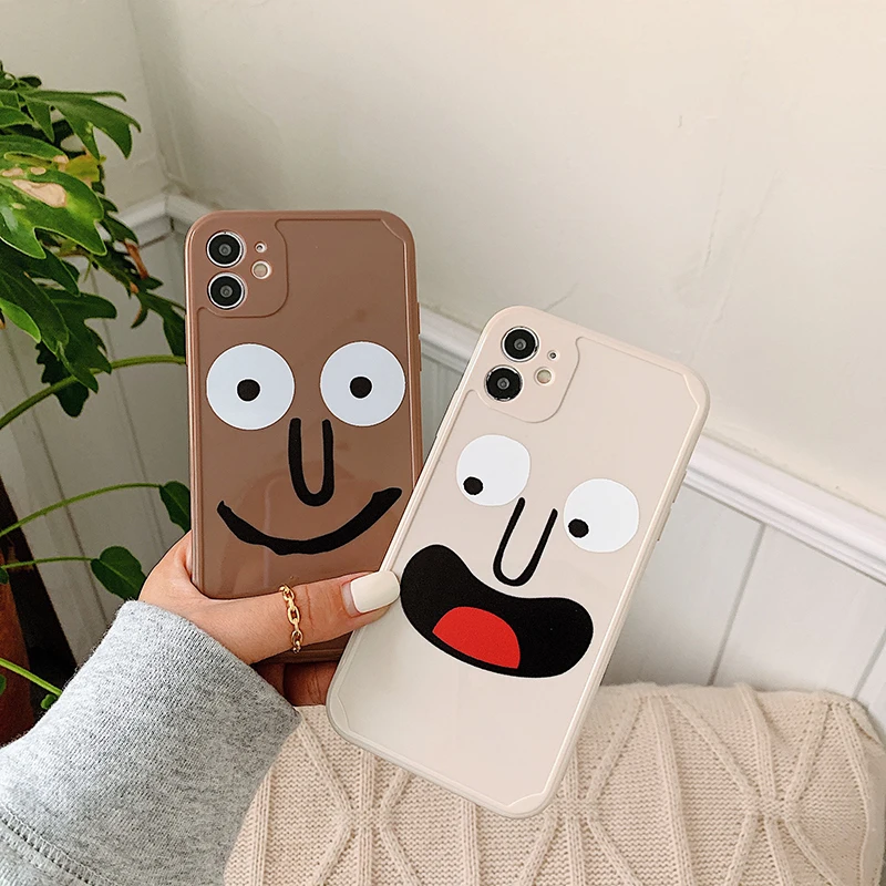 

Ins Funny Expression 3D Active Eyes Soft Silicon Phone Case for Apple Iphone 7 8 Plus 11 Pro X XS XR MAX 12 MiNi SE 2020 Cover