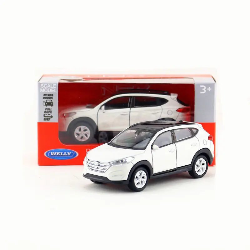 Бесплатная доставка/WELLY Toy/Модель литья под давлением/1:36 Scale/Hyundai Tucson SUV/вытяните