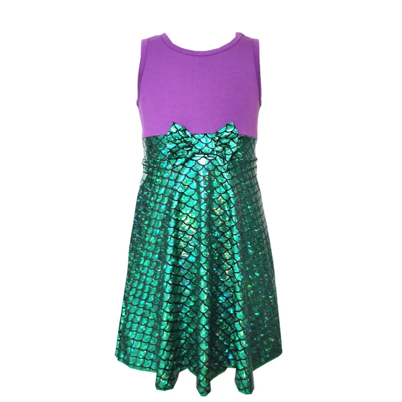 ariel dress Нарядное платье Нэнси для девочек и леггинсы, комплект на Хэллоуин, мягкий костюм Нэнси, костюм, вдохновленное платье-пачка, Радужное платье для малышей - Цвет: ariel dress