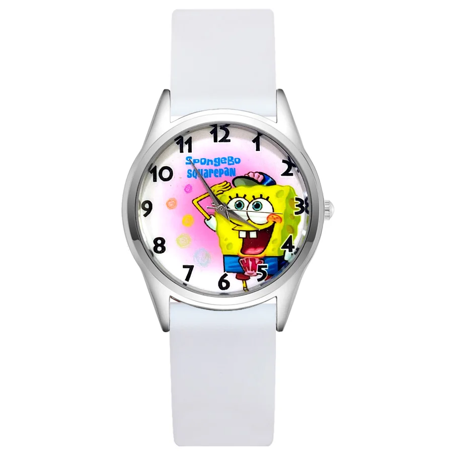 Часы Детские Мультяшные милые кварцевые мягкие с силиконовым ремешком для