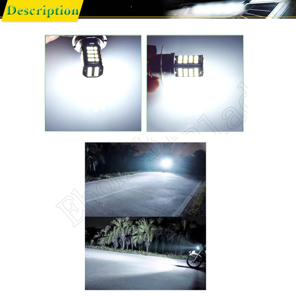 Светодиодный светильник P36D 2835 56SMD для мотоцикла 2 шт.|Передние LED-фары авто| |