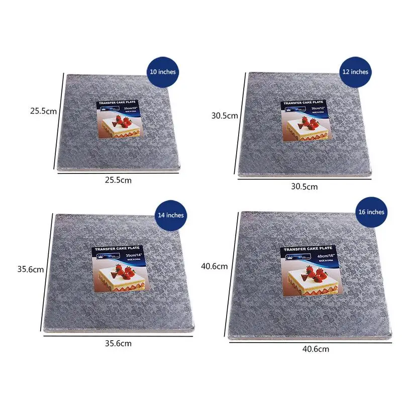 2019 новая утолщенная квадратная Нижняя подставка для торта Удобная жесткая