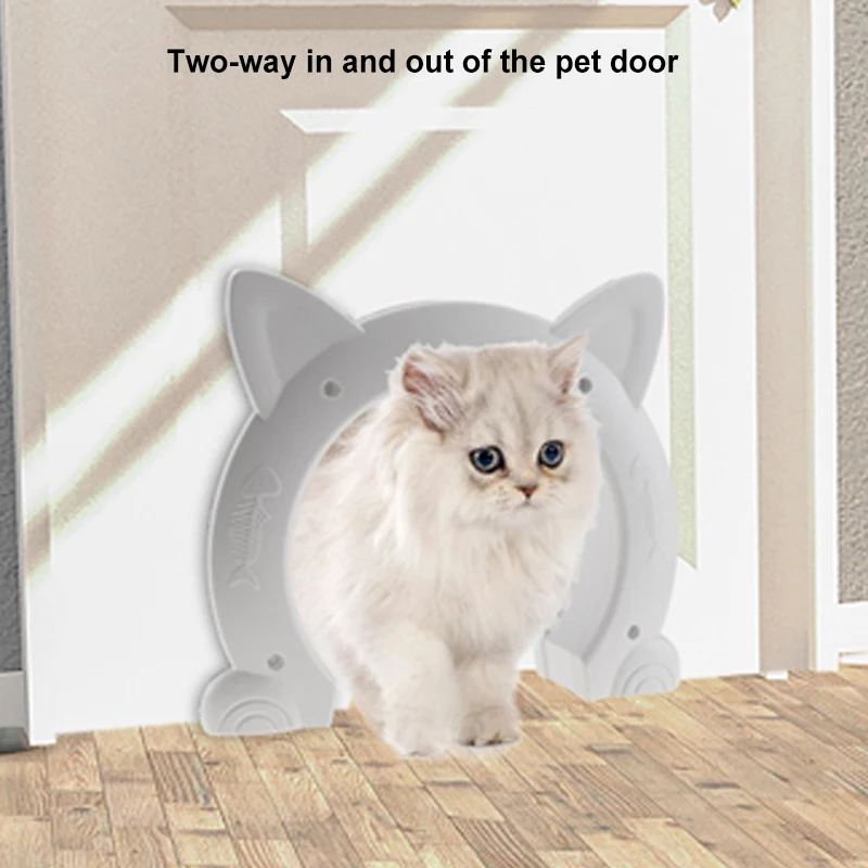 Умная дверь для домашних животных кошек интерьер легко следовать инструкциям