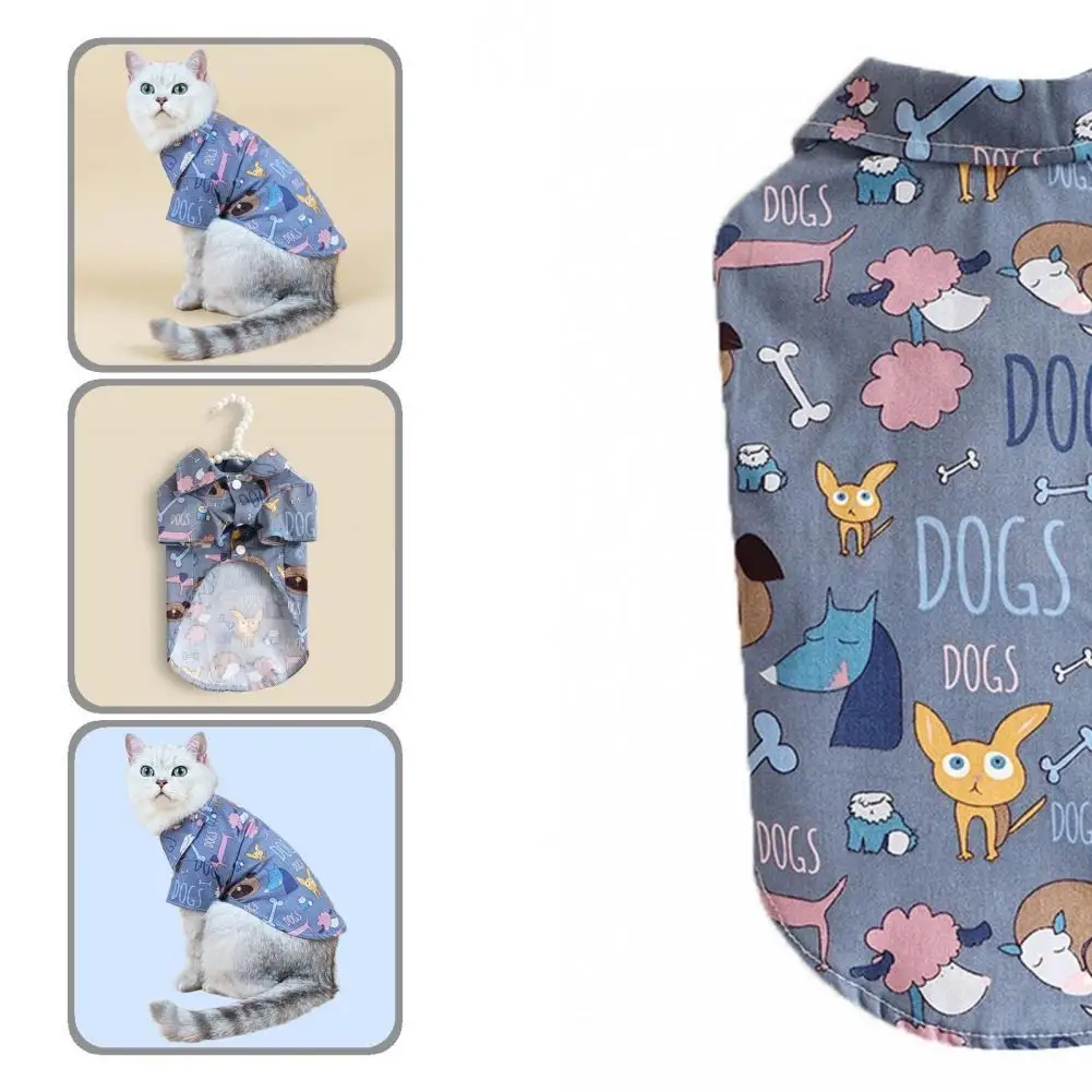 

Pet Cloth Close-fitting Summer Beautiful Dog Costume Shirt Apparel Puppy Pullover Creative for Daily Life