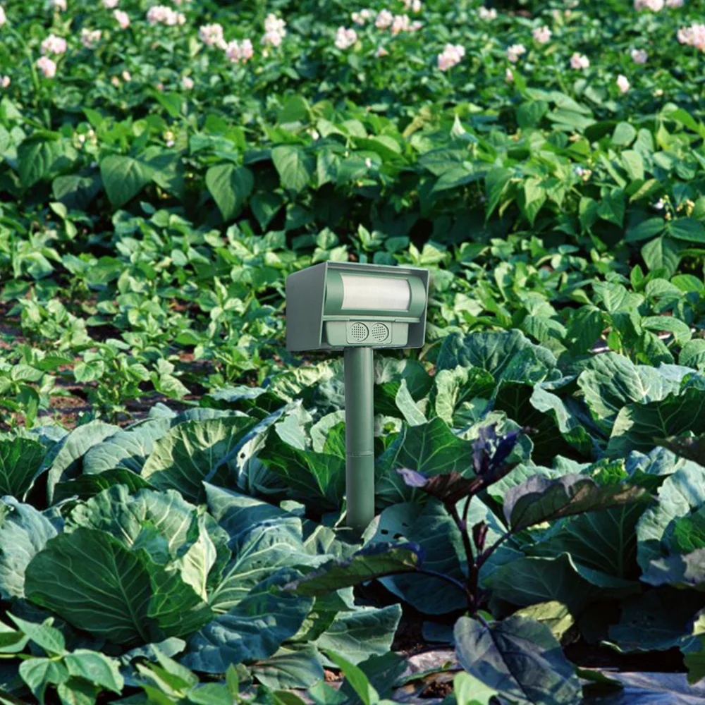 

Solar Ultrasonic Square Shaped Mice Snake Rodent Repeller Electronic Ultrasonic Rat Repeller for Home (Green