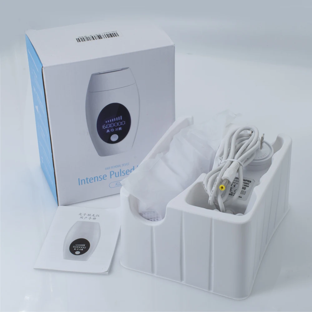 

600000 flash professional permanent IPL Laser Depilator LCD home use devices Photoepilator women painless hair remover machine
