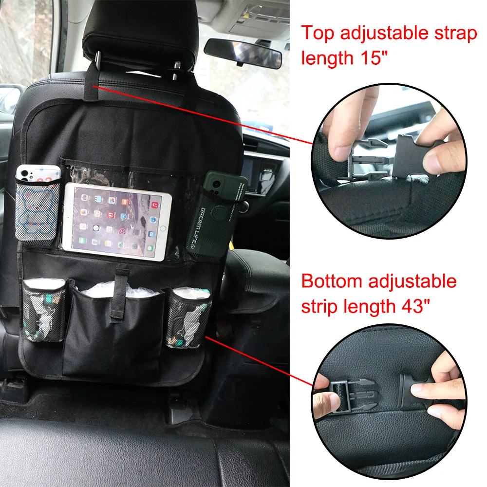 Органайзер на спинку сиденья автомобиля сумка для хранения с несколькими