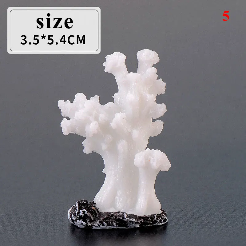 

Resin Coral Decoration Colorful Fish Aquarium Decoration Artificial Coral for fish Tank Resin Reef Rock Lanscaping Ornaments Hot