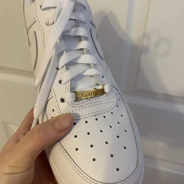 Бирка для обуви с именем на заказ бирка кроссовок женщин и мужчин индивидуальная