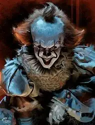 Постер из фильма It 2017 Pennywise SILK 24x36 дюйма 04 | Дом и сад
