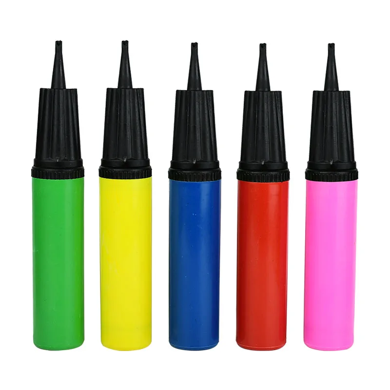 

1pc Balloon Pump Balloon Accessories Hand Held Mini Plastic Push Inflator Air Pump Portable Useful Foil Balloon Decoration Tools