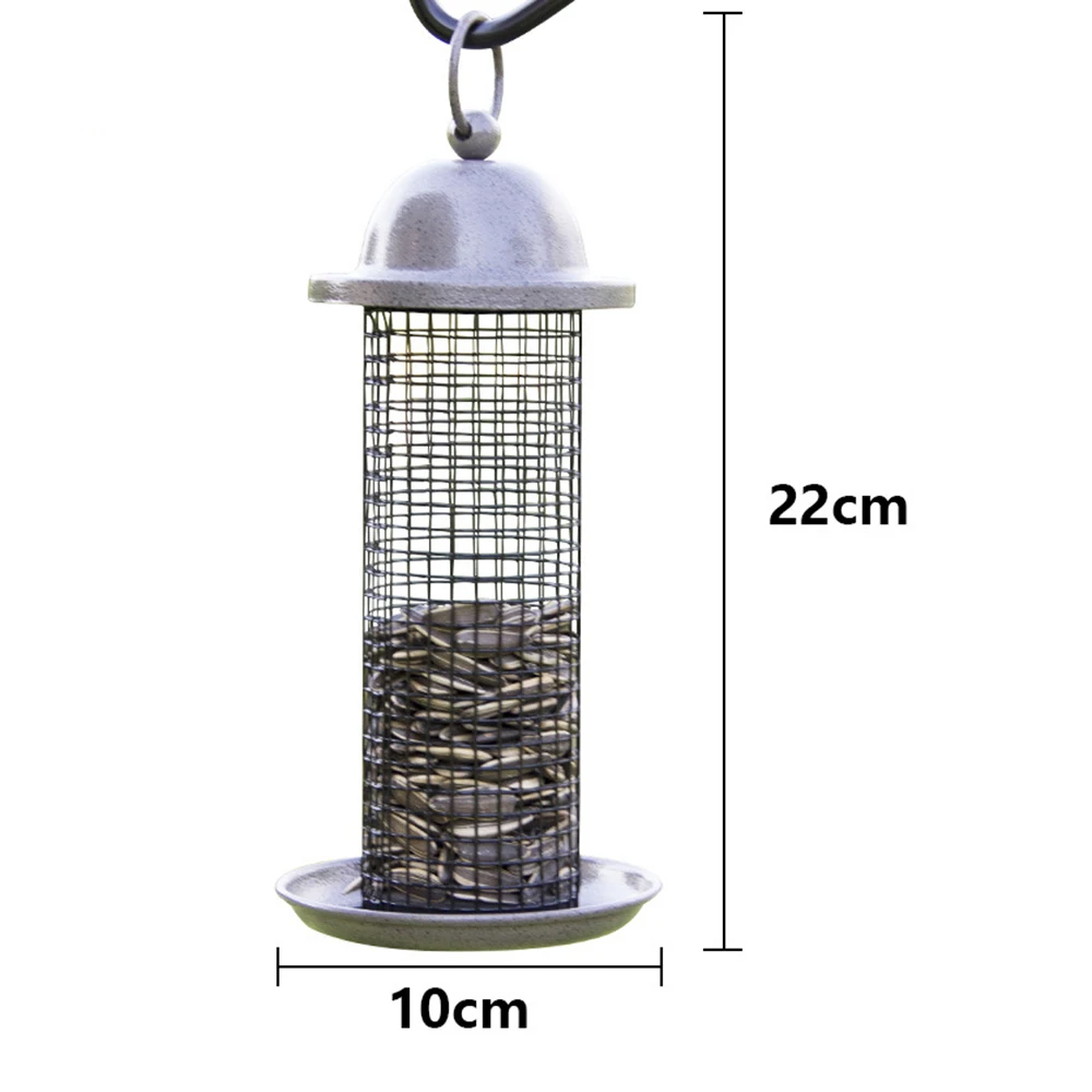 Новый Пластик оцинкованная решетка кормушка для птиц пельменей смазка шаровый