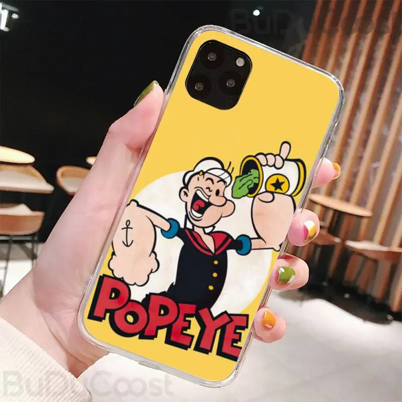 Popeye чехол для телефона iphone 5C 5 6 6s plus 7 8 SE X XR XS MAX 11 Pro Max|Бамперы| |