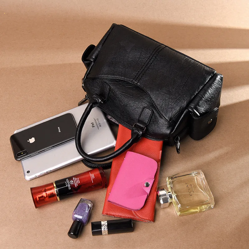

Women Bag Luxury Designer Women Leather Handbag sac a main femme Top-Handle Shoulder Crossbody Bags For Women 2020 Messenger Bag