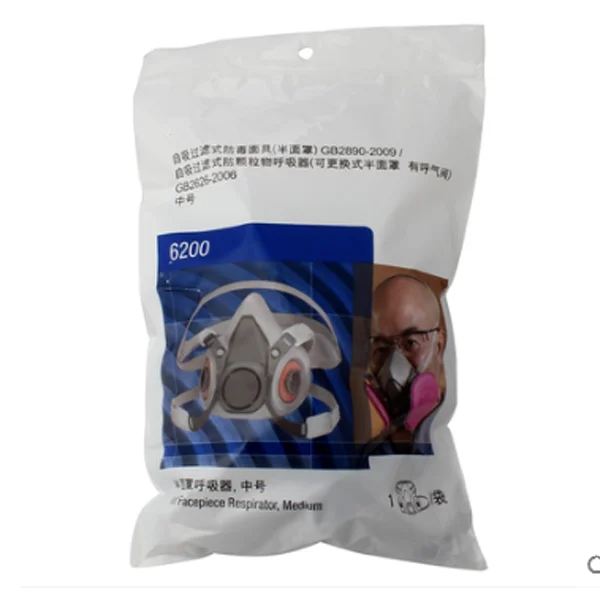 

Wholesale 6200 Gas Mask 6000 Series Half Facepiece Reusable Respirator