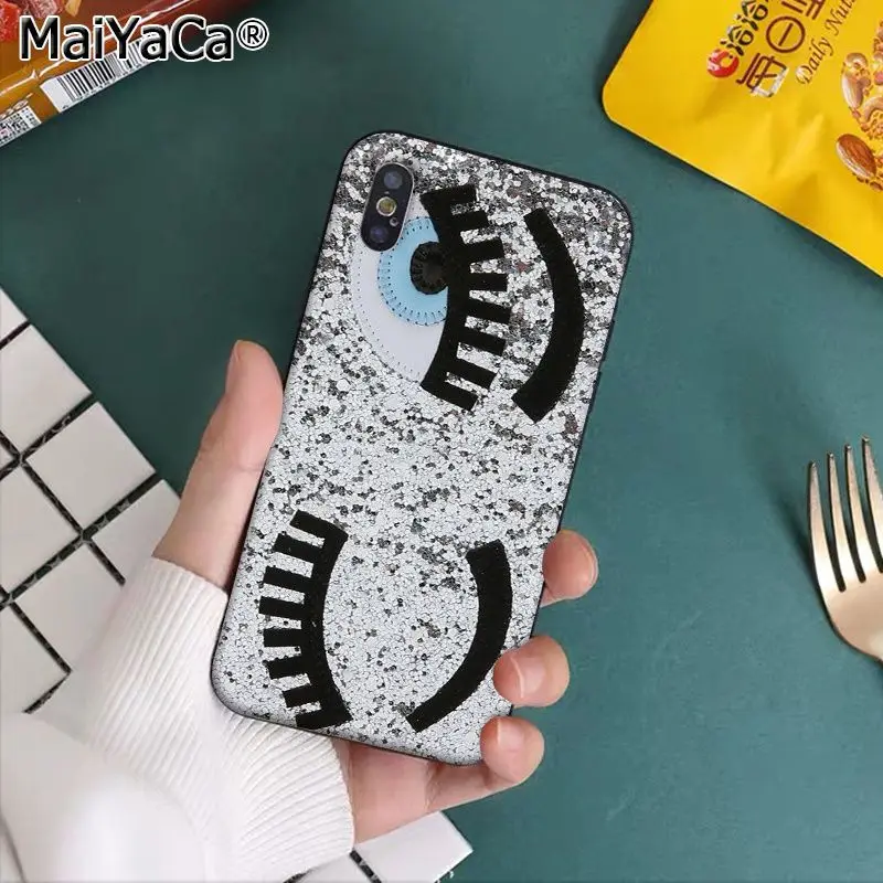 A3 MaiYaCa большие ресницы Coque Shell чехол для телефона Apple iphone 11 pro 8 7 66S Plus X XS MAX 5s SE XR чехлы - Цвет: A3