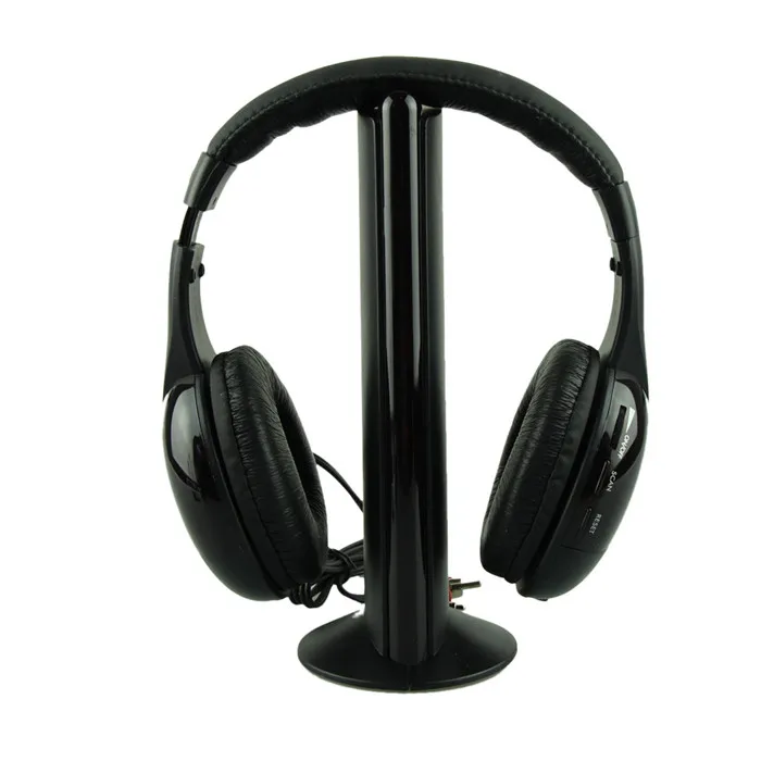 Беспроводные наушники 5 в 1 Casque Audio Sans Fil Ecouteur Hi-Fi радио FM ТВ MP3 MP4 для iphone планшетов