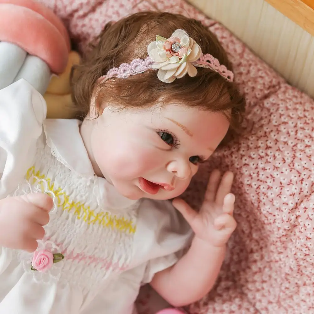 Кукла реборн из ткани 55 см кукла-тело коллекционные предметы Художественная