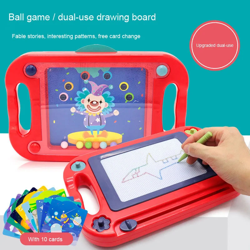 Магнитная доска для рисования блокнот граффити рисование детский роллер с