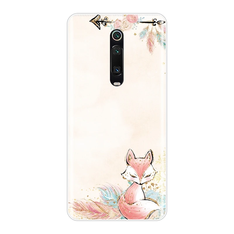 Силиконовый чехол для телефона с изображением единорога цветка лошади Xiaomi Redmi Note