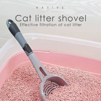 latest 2021 long handle pet cat litter shovel puppy dogs cleaning tools cats toilet products pets supplies sand scoop cat scoop