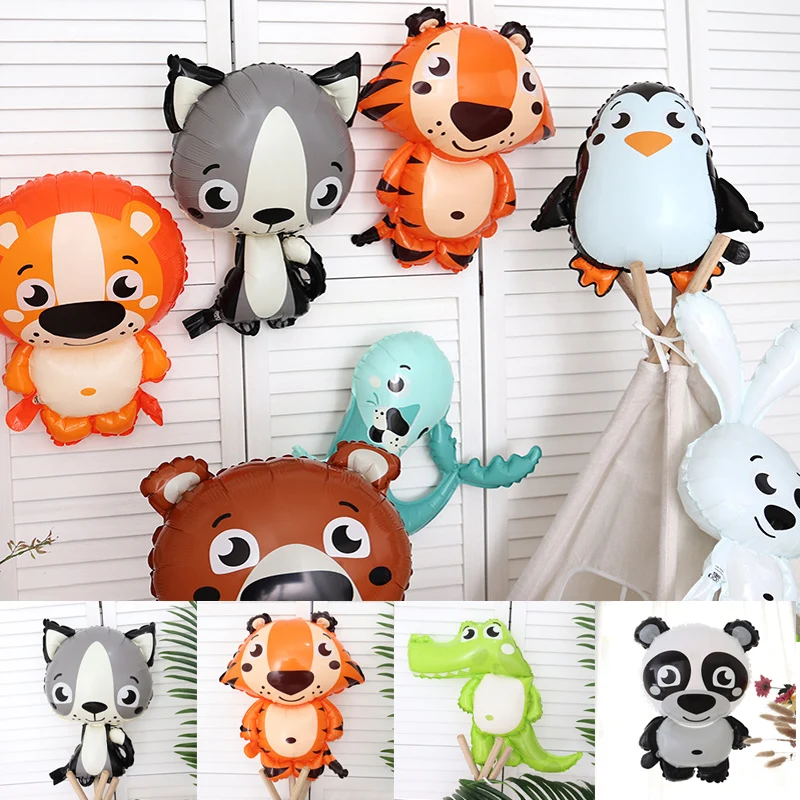 

Mixed walking animal helium balloon cute cat dog panda dinosaur tiger pet balloon birthday party decoration for children and adu