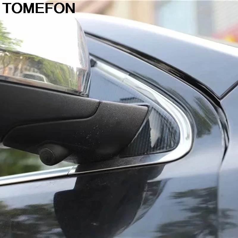 TOMEFON для Jeep Grand Cherokee 2014 2015 ABS углеродное волокно краска красная передняя дверь