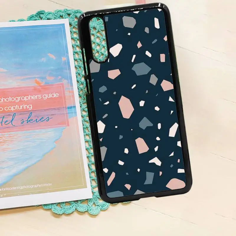 

terrazzo seamless pattern Phone Case PC for iPhone 11 12 pro XS MAX 8 7 6 6S Plus X 5S SE 2020 XR