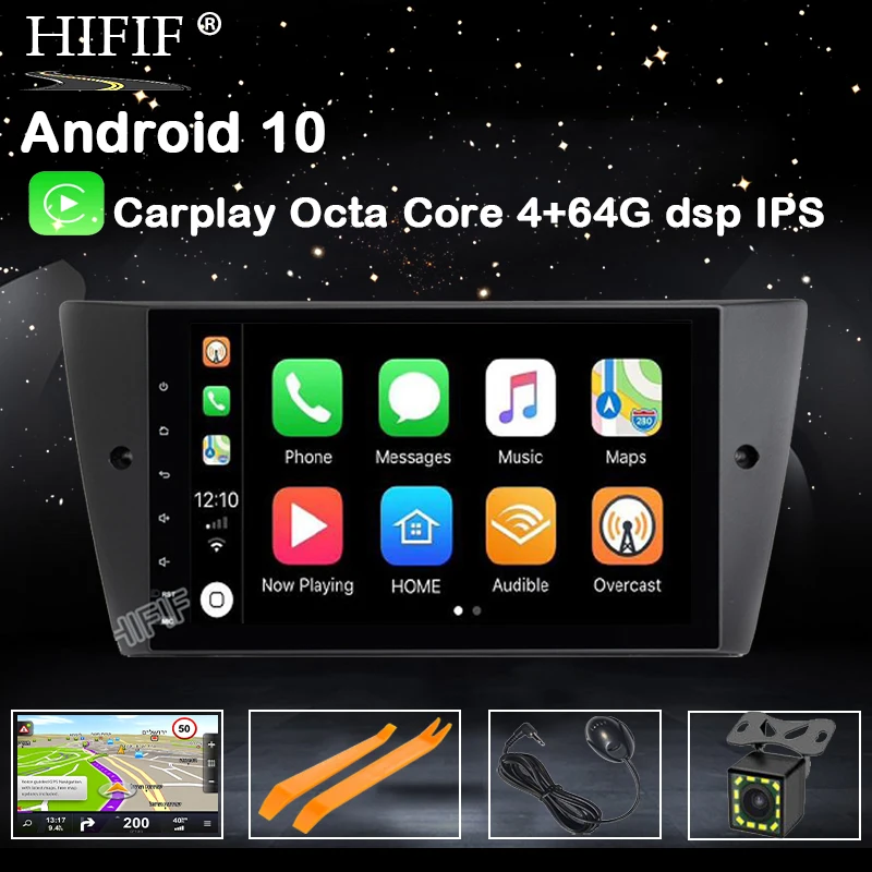 9-дюймовый IPS экран DSP Android 10 4G Автомобильная gps-навигация авто радио для BMW E90 E91 E92 E93