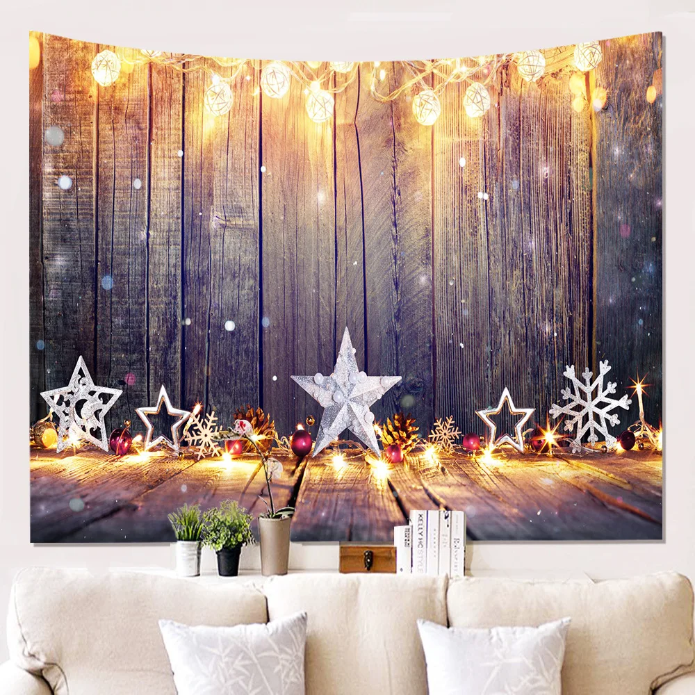 

2021 гобелен с рождественским принтом, горячая Распродажа, настенный диван, подвесной тканевый фон, подвесная картина, украшение, скандинавск...
