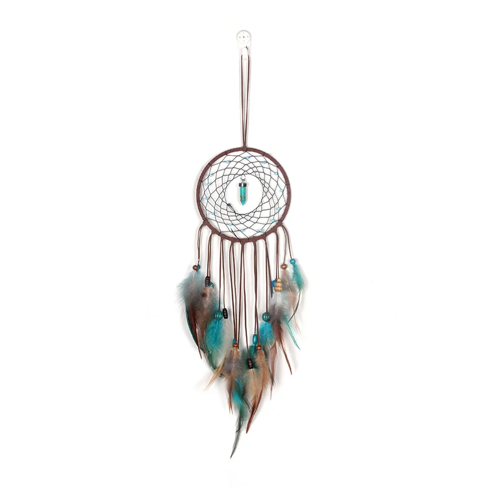 

Dreamcatcher Led Handmade Dreamcatcher Feathers Night Light Dream Catchers Wall Hanging Home Room Decoration