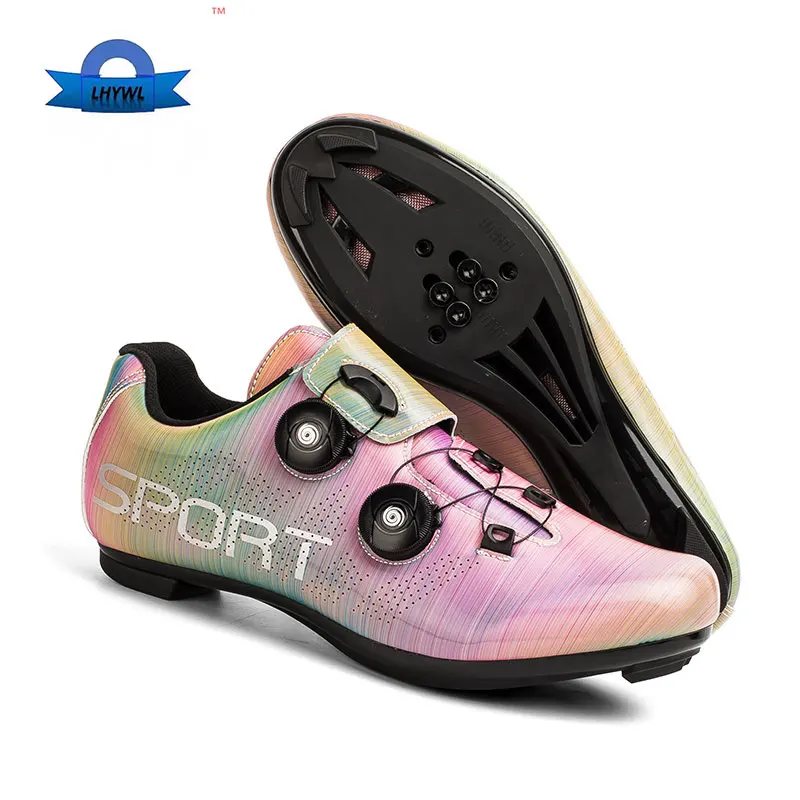 

Professional Men's Breathable Cycling Shoes Outdoor Road Non-slip Sneaker Cleat Self-Locking sapatilha speed Bike Shoes