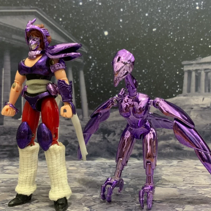 

Anime Peripheral Bandai Saint Seiya Japanese Version 1988 Silver Saint Seiya Aquila Mo Ling Alloy Saint Cloth Model Gift